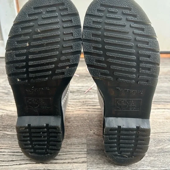 Rare Doc Dr Marten Pink Iridescent Crock Pascal 1460 Lace Up Boots 7 Womens - Picture 8 of 10